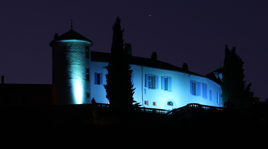 Photo bleue